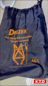 Safety Belt Full Body Harness Large Single Hook Polyamide Lanyard Safety Belt 461 Tali Pinggang Keselamatan