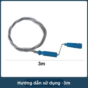 Đa Chức Năng Kim Loại Linh Hoạt Lò Xo Cống Unclogger Auger Bồn Rửa Nạo Vét Nhà Vệ Sinh & Sàn Ống Nước Dụng Cụ