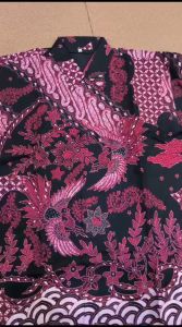 Mahardhika Batik: Kemeja Lengan Panjang Reguler Fit Motif Slempang Parang Lapis Furing