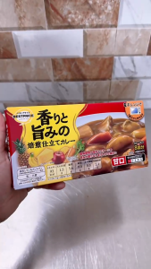 TOPVALU - hộp ĐỎ 150g - VIÊN SỐT CÀ RI VỊ NGỌT / NHẬT BẢN / Aroma Umami Rich Roasted Curry Mild