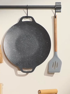 【Malaysia Ready Stock】Round Grill Pan BBQ Grill Barbecue Pan Griddle Grill Pan Frying Pan Chicken Fish Pork Belly Non-stick Cooker Maifan Stone Gas Barbecue Tray Roast Plate