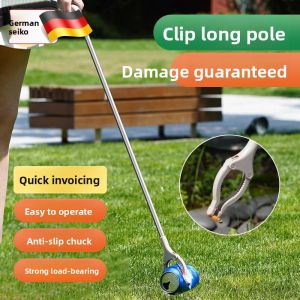 MONLEYTA | Long Handle Wastebasket Picking Up Tool Extendable Sanitation Fire Clamp Special For Sanitation Workers Garbage Collection Tool