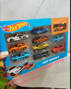 Set Die Cast Mobil Mobilan HW 10 pcs Mainan Murah