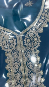 [PRE ORDER : 10 DAYS] Designer Fully Flared Roman Silk Gown Set - Padded Anarkali with Pant & SOFT NYLON Net Dupatta JBK_ 298