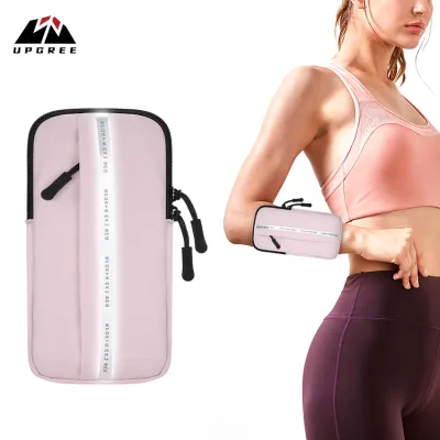 UPGREE Sports Armbands Wrist Bag Fitness Reflective Arm Bag Pouch Bag Sport Bag Running Arm Bag Waterproof Mobile Phone Bag for Outdoor Sport Exercise Workout Running