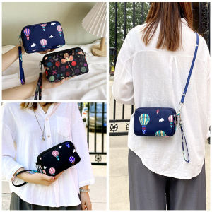 กระเป๋าใส่โทรศัพท์มือถือผ้า Oxford สำหรับผู้หญิง กระเป๋าสะพายข้างแบบลำลอง ฤดูร้อน 2022 กระเป๋าสะพายข้างแบบสะพายข้างแบบนุ่ม กระเป๋าถือผ้าใบ