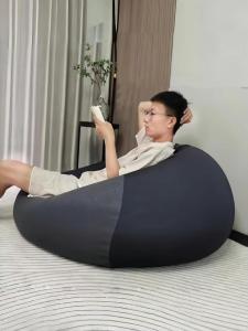 Detachable Large Extra Large Bean Bag Sofa Cotton Linen Living Room Window Seat Sleepable Loungable Home Furniture