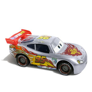 Takara Tomy | Cars 2 Pixar Car 3 Lightning McQueen Gold Plating 51 Model Toy Car Metal Die Casting Metal Alloy Racing Car Children Gift