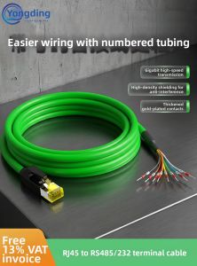 YONGDING | High-flexibility RJ45 to 8Pin Adapter Cable RS232/RS485 Debugging 8P8C Female