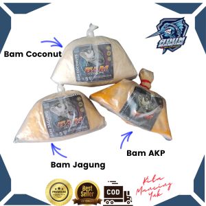PAKET UMPAN IKAN MAS BAM ADUN MANCING | BAM JAGUNG BAM COCONUT BAM AKP PREMIUM ADUN MANCING