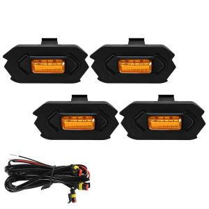 Đèn LED DRL Chạy Ban Ngày Đèn Cảnh Báo Trắng Hổ Phách Cho Lưới Tản Nhiệt Trước Xe Ford Ranger T9 Tương Thích Với Lưới Tản Nhiệt Xe Hơi Năm 2022-2025