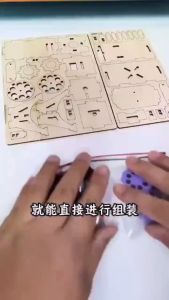 DIY slide projector animated movie science experiment handmade assembly toys for elementary school students birthday gift