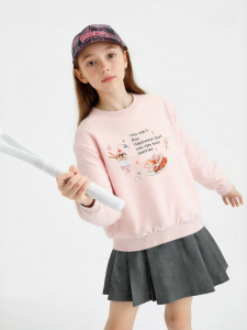 Balabala | Áo Hoodie Tay Dài Mới Cho Bé Gái