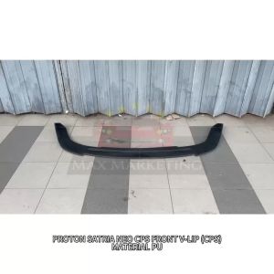 PROTON SATRIA NEO FRONT V-LIP(CPS)  POLYURETHANE (PU) SKIRT LIP BODYKIT