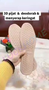 Sol Sepatu Alas Sepatu Pria Dan Wanita Super Ringan Insole Memory Foam Alas Sepatu Empuk Insole Busa