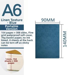 Multifunctional Grid Line Notebook