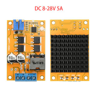Gaqqee | Bộ Điều Khiển Sạc Năng Lượng Mặt Trời DC 8-28V 5A 6A 100W MPPT Tự Động Chuyển Đổi Với Bảo Vệ Chống Đảo Chiều Cho Tấm Pin Mặt Trời 9V 12V 24V