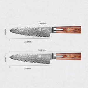 MITSUMOTOSAKARI | Imported Damascus Powder Steel Chefs Knife