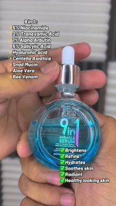 Pitz Cai Hikari 9IN1 Miracle Serum - Blue glass bottle 30ml