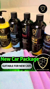 【CP CAR Detailer】New Car Wash Protection Set – Shampoo + Quick Coating + Interior + Rims + Glass | All-in-One Car Care Kit