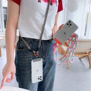 Zeallion Màu Sắc Đầy Màu Sắc Crossbody dây đeo cổ Cho Điện Thoại Di Động vỏ điện thoại Nylon Fibre Xách Tay Chống Mất Vai Dây dây buộc dài Rop
