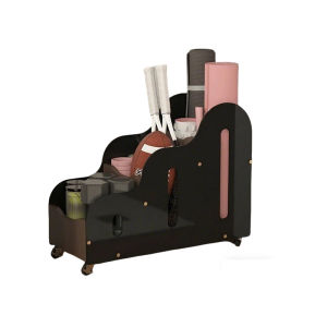 AMU·PIGGY | Vintage Style Rolling Sports Equipment Organizer