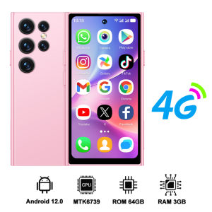 SERVO | SERVO S27 Mini Pocket 4G LTE Smartphone 4.0" Display 3GB RAM 64GB ROM Dual SIM Face Unlock GPS WiFi Play Store Small Cell Phone
