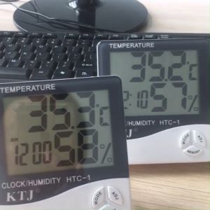 New Original Digital Thermometer Indoor LCD Hygrometer Room Thermometers and Humidity Gauge with Temperatur Temperature Alarm Clock