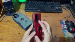 Casing Hp Untuk Xiaomi Poco X5 Pro Case Robot Hit Eye Whit Ring Transformer Phantom Hybrit Armor