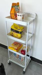 Cart storage rack living room kitchen seasoning storage rack snack storage rack multifunctional storage rack cart storage rack
