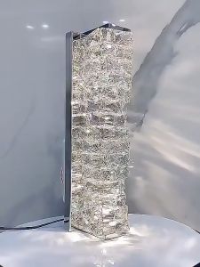 Crystal Wall Sconces LED Wrm white Silver Indoor Wall Light Fixtures Modern Elegant Chrome Crystal Wall Lamps 100% brand new and good quality