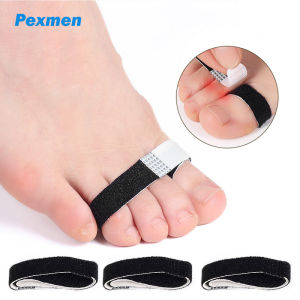 Pexmen Hammer Toe Straightener 1/2/5Pcs Toe Splints Cushions Bandages for Correcting Hammertoe Crooked & Overlapping Toes