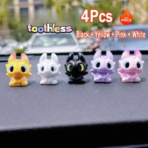 Aitemay 8 bức tượng Nhỏ Rồng toothless nhỏ đầy màu sắc-Đồ chơi Hoạt hình dễ thương trang trí sưu tập cho bảng điều khiển xe hơi máy tính để bàn kệ quà tặng trẻ em quà tặng ngày lễ