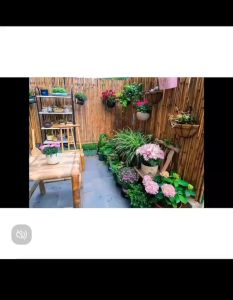 Customizable Carbonized Bamboo Fence Fence Garden Fence Anti-Corrosion Bamboo Pole Fence Fence Outdoor Garden Bamboo Partition Wall