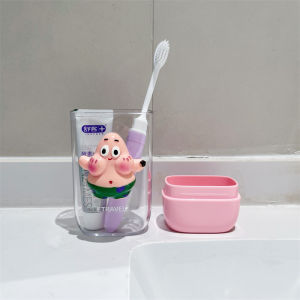 Travel Portable Three-In-One Childrens Student Mouthwash Cup Toothpaste Toothbrush Storage Bathroom Accessories Organizer