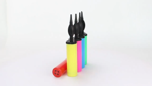 2 Way Hand Air Pumps Nozzle Balloon Manual Air Hand Pump Dual Action Inflatable Foil Balloons