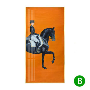 Nordic Style Luxury Simple Large Character Horse Decorative Painting