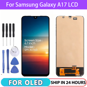 90Hz AMOLED Display For Samsung Galaxy A17 5G SM-A176B/DS LCD Touch Digitizer Assembly LCD Display Screen Replacement