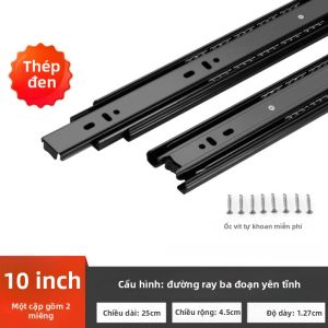 Ray Trượt Ngăn Kéo Bằng Thép Cán Nguội 10-20 Inch Ray Trượt Hai Đoạn Cho Phụ Kiện Tủ Đồ Nội Thất Đóng Ngăn Kéo