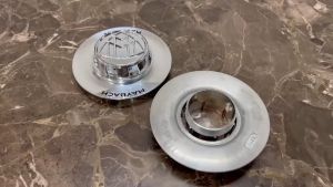 Logo chụp mâm ốp lazang bánh xe ô tô Maybach G010-MB - Chất liệu nhựa ABS và hợp kim nhôm cao cấp
