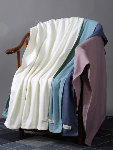 ผ้าเช็ดตัวผ้าฝ้ายแท้หนาปานกลางสำหรับใช้ในบ้าน ผ้าเช็ดตัวผู้ใหญ่ ผ้าเช็ดตัวผ้าฝ้ายแท้ไม่มีขน ผ้าเช็ดตัวสำหรับใช้ในบ้าน