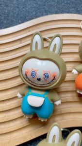 GANTUNGAN KUNCI KARAKTER LABUBU LUCU BISA GANTI WAJAH/ SWAP FACE/ BARU /MAINAN BONEKA LIONTIN HADIAH