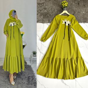 MIDI Dress 3D Bunga Import