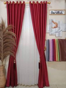 Gorden Pintu Bahan Import Blackout