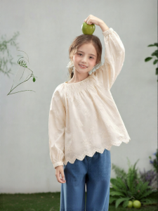 Jelly Baby | Áo Sơ Mi Gái Bông Cotton Chống Khuẩn