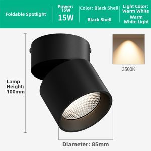 JINFI | Adjustable Angle Foldable No Drilling Required Recessed Light