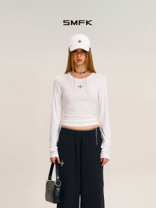 SMFK | Cross Stamp Vinegar Fiber Fit T-Shirt