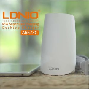 LDNIO A6573C Smart charger 6 Port USB 65watt Super Fast Charger Kabel 1.5M