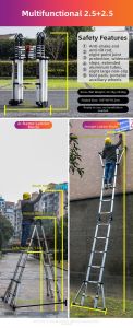 Multifunctional Telescopic Ladder