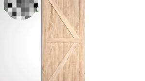 หนักแบบแข็งประตูโรงนาแบบเลื่อนดึงมือจับประตูโรงรถเพิงฮาร์ดแวร์โลหะ 1.2 กก